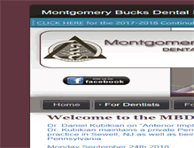 Tablet Screenshot of mbds.org